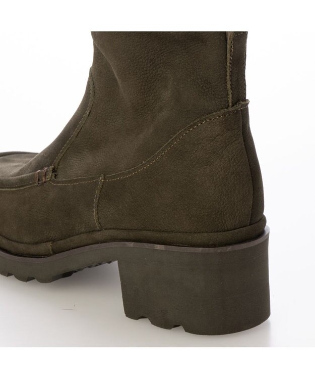 MODE ET JACOMO <D'ICI>タンクソールモカシンショートブーツ ダークオーク