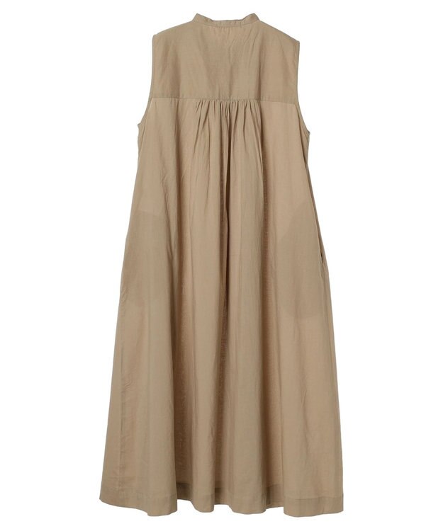 Green Parks インド綿 ノースリーブワンピース Mocha