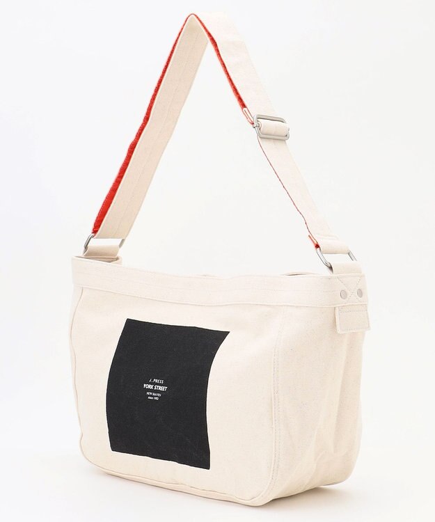 J.PRESS YORK STREET 【UNISEX】ニュースペーパーバッグ アイボリー系