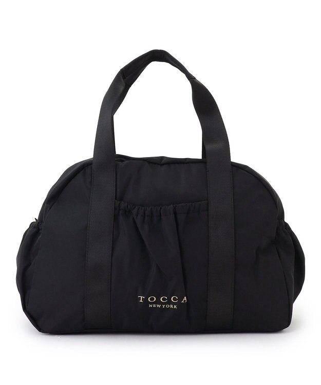 TOCCA 【WEB＆一部店舗限定】【一部カラー撥水・A4サイズ対応】AMIRARE NYLON BOSTON L ボストンバッグ ブラック系