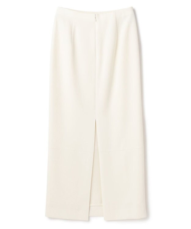 BEIGE， GYPSUM / シルキータッチ  Iラインロングスカート Ecru