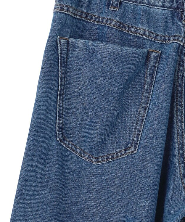 J.PRESS YORK STREET 【WOMEN】ソフトワイドデニム ダルブルー系
