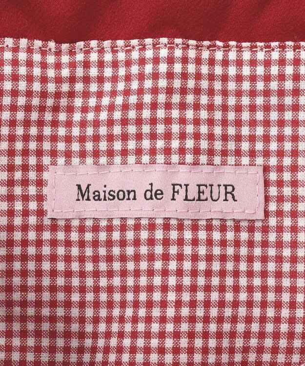 Maison de FLEUR いちご巾着 Red