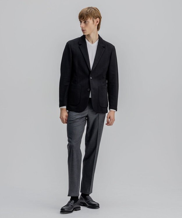 JOSEPH HOMME ライトアムンゼン　Vネック ホワイト系