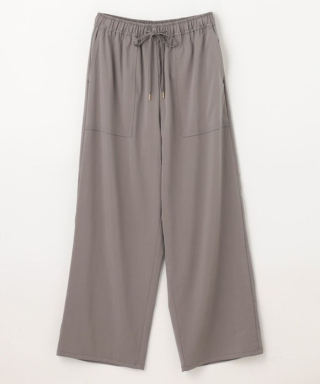 ANY L 【洗濯機可能/接触冷感/UVケア/イージーケア】清涼リラックスパンツ グレー