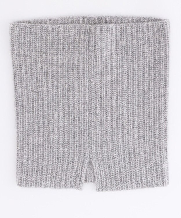 23区 ピュアカシミヤ ネック ウォーマー ライトグレー系