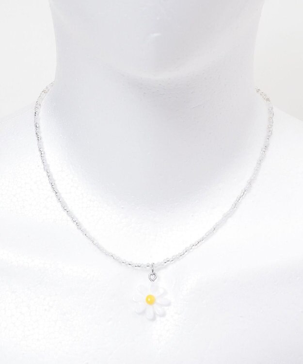 WEGO Lフラワーカラービーズネックレス 柄1