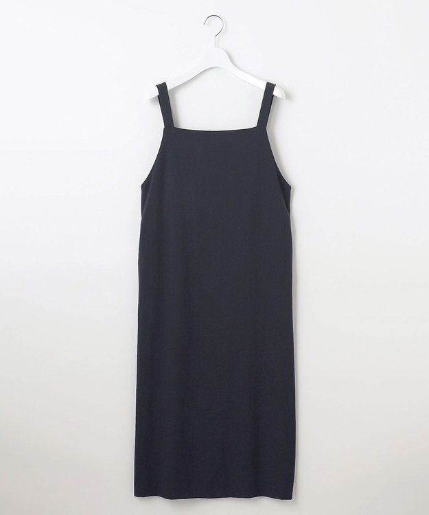 J.PRESS LADIES L 【WEB限定カラーあり・洗える】Lightジョーゼット キャミ ワンピース ネイビー系