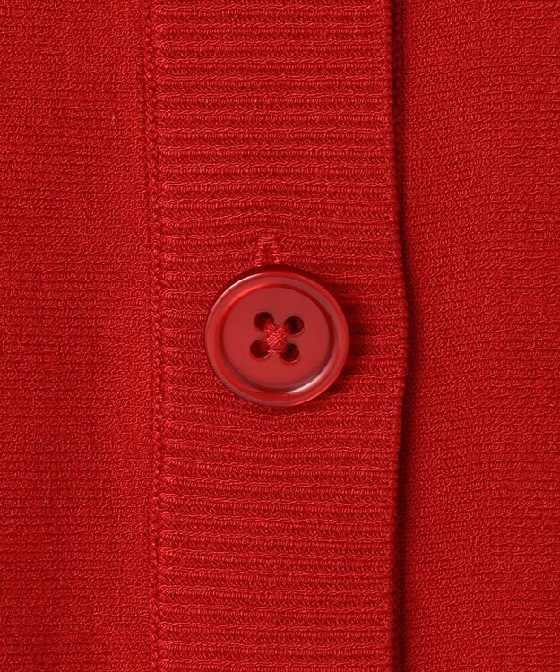 UNFILO マイビューティニット 2WAYカーディガン レッド