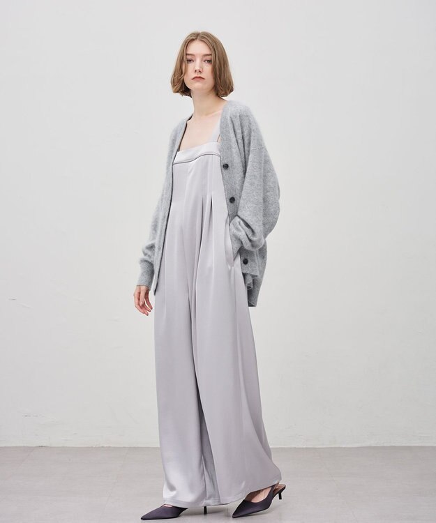 uncrave カシミヤファーニット カーディガン ライトグレー