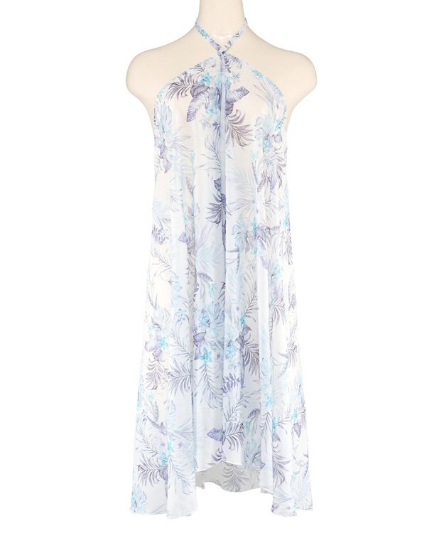 San-ai Resort（三愛水着楽園） アレンジパレオ　F　【San-ai Resort（サンアイリゾート）】 ブルー