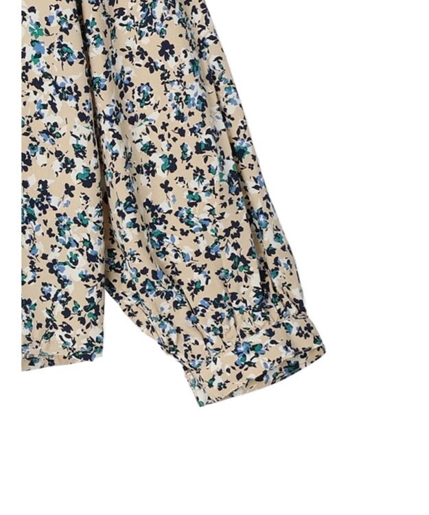 AMERICAN HOLIC アソートプリントフリルブラウス Light Beige