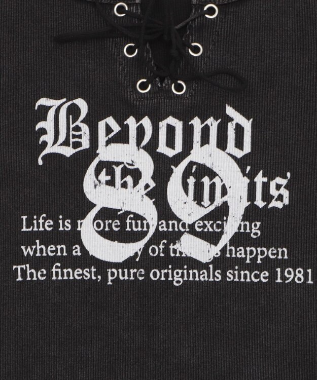 WEGO グラフィックレースアップちびT 柄1