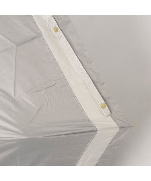 UNBILLION カシュネ cachenez / PU切り継ぎボーダー3段折りたたみ傘 GY