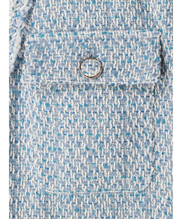 earth music&ecology ツイードジレ Blue