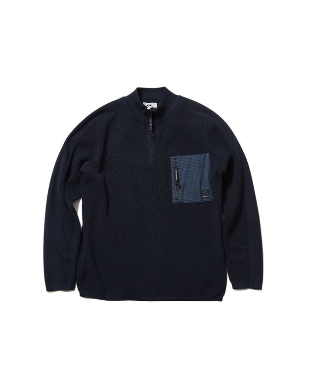 JOSEPH ABBOUD MOUNTAIN 【UNISEX】コーデュラコットン プルオーバー ネイビー系