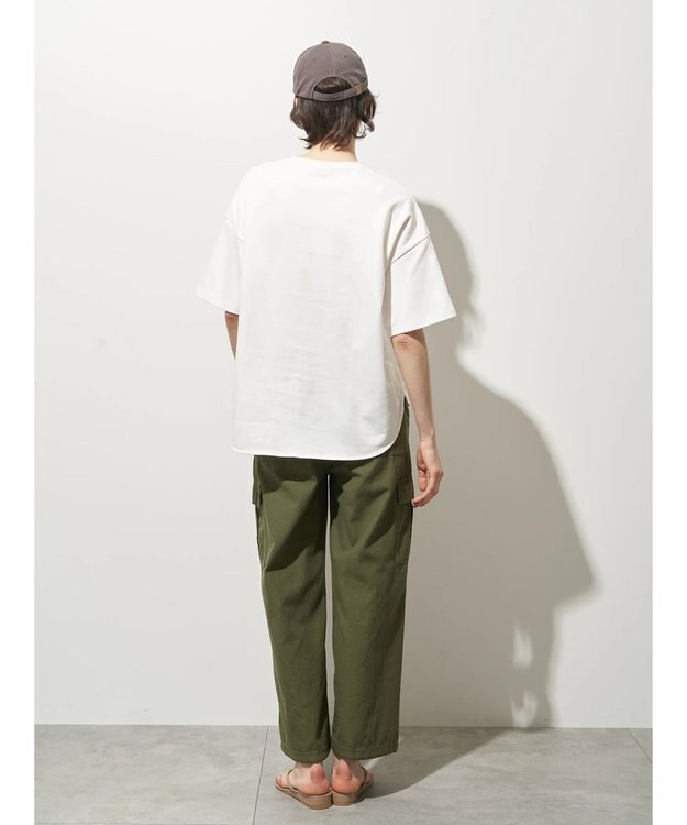 AMERICAN HOLIC 接触冷感裾ラウンドカットプルオーバー Off White