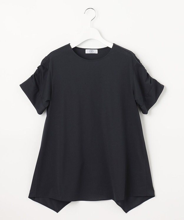 J.PRESS LADIES プレーティングジャージー カットソー ネイビー系