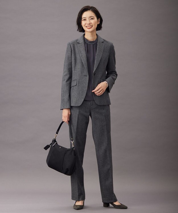 J.PRESS LADIES 幾何プリント カットソー ネイビー系5