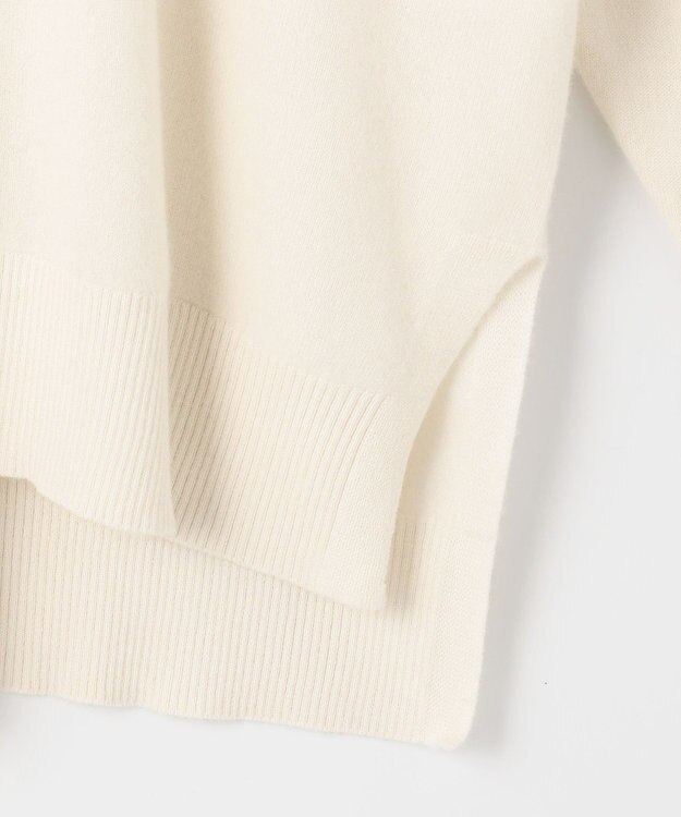 自由区 【洗える・Sサイズ有】ピュアカシミヤ タートルネックニット (検索番号:JL26) ホワイト系