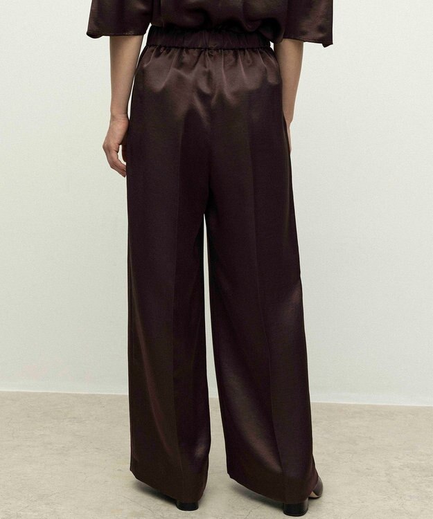 NAVE 【ReNAVE】タンブラーサテン パンツ ブラウン系