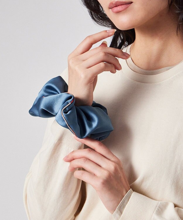 Paul Smith Swirl パイピング シュシュ ブルー