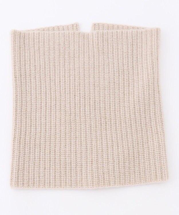 23区 ピュアカシミヤ ネック ウォーマー ベージュ系