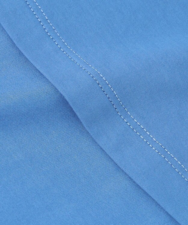 #Newans 【乾燥機可能/接触冷感】タックスリーブカットソー ブルー