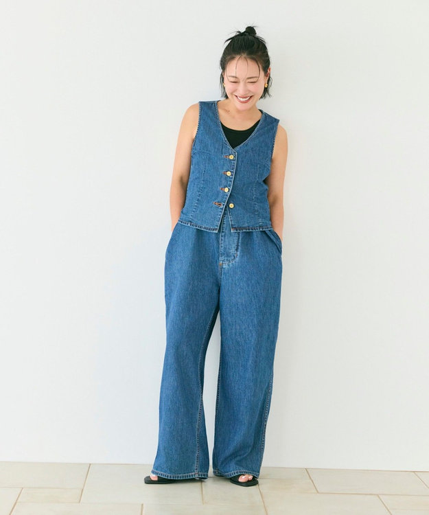 157】Deck-Overall デニムオーバーオール / woadblue | ファッション