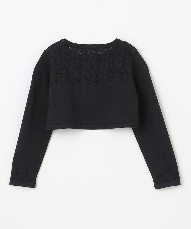 組曲 KIDS 【110-140㎝】レーシー ボレロ ブラック系