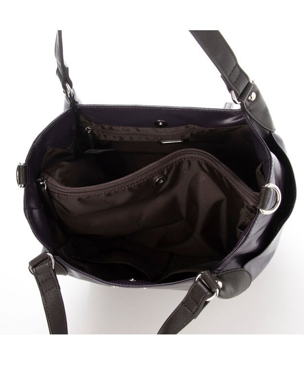 LA BAGAGERIE EMAILLERシリーズ　2wayトート　Sサイズ パープル