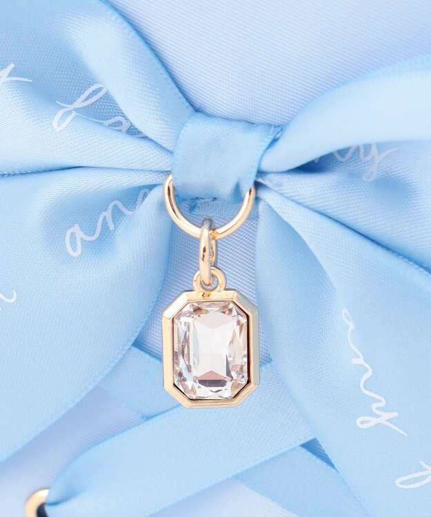 ANY KIDS 【A4サイズ収納可能】リボン リュック サックスブルー