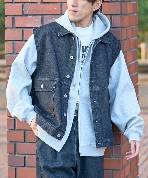 CRAFT STANDARD BOUTIQUE デニムベスト Black