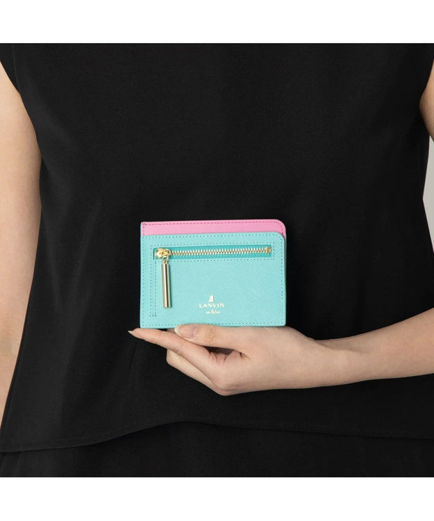 LANVIN en Bleu リュクサンブールカラー フラグメントケース エメラルドグリーン