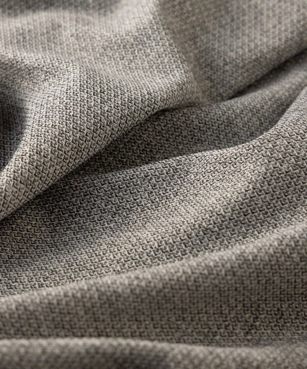 GOTAIRIKU 麻混・襟しっかり【洗える/通気性】ノルマンディーリネン ボタンダウンポロシャツ(25年モデル) ベージュ系