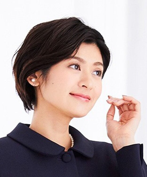 自由区 FORMAL 【アクセサリーケース付き】ネックレスイヤリングセット ブラック系