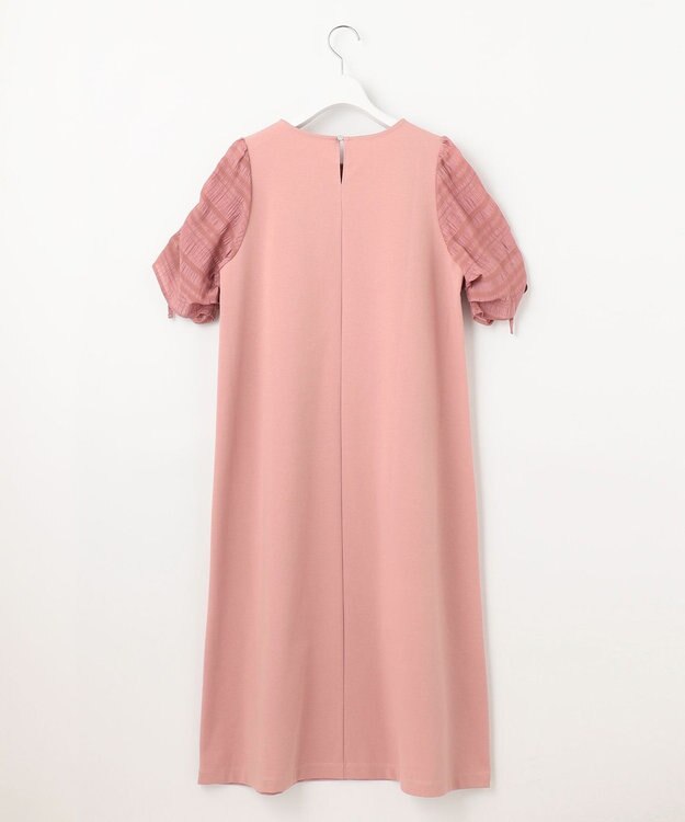 Feroux 【洗える】ドロストスリーブカットソー ワンピース ピンク系