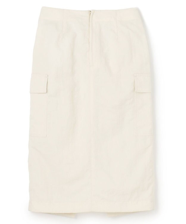 BEIGE， 【洗える】ACANTHUS / カーゴディティールコクーンタックスカート Ecru