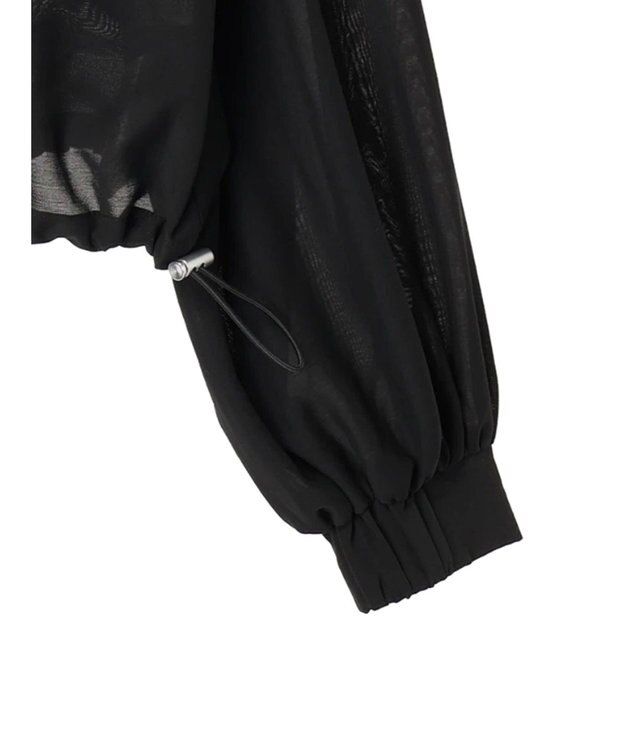 earth music&ecology シアーフードブルゾン Black