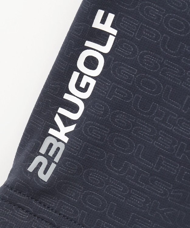 23区GOLF 【MEN】【UVケア・吸水速乾】３０デニール エンボスプリント インナーシャツ ネイビー系5