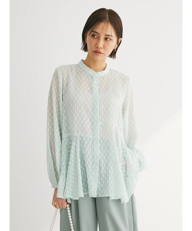 Green Parks アシメティアードブラウス