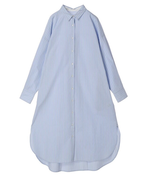 AMERICAN HOLIC ＵＶカット綿ブロードシャツワンピース Stripe