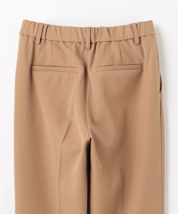 ANY 【洗濯機可/ストレッチ/ウエストゴム/裏起毛】マルチファンクションストレッチテーパードパンツ キャメル