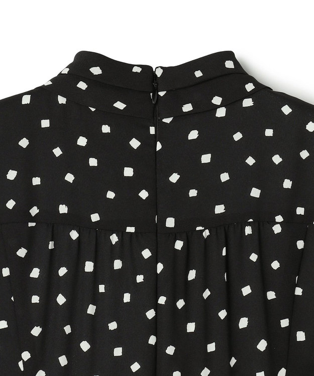 TOCCA 【八木アリサさん着用】【消臭】PROMISE RIBBON ROSETTE ドット柄ドレス ブラック系5