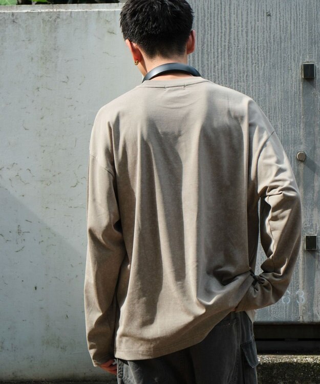 WEGO 【ユニセックス着用ITEM】スノーダイグラフィックT（LS） ベージュ