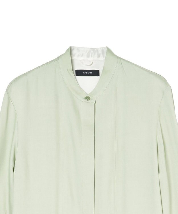 JOSEPH ソフトビスコーステーラリング　シャツドレス Matcha