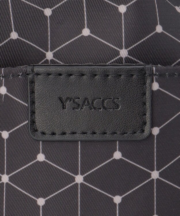 Y'SACCS キュービック×ポイントドット　2WAYトート＆ショルダー　Sサイズ ブラック