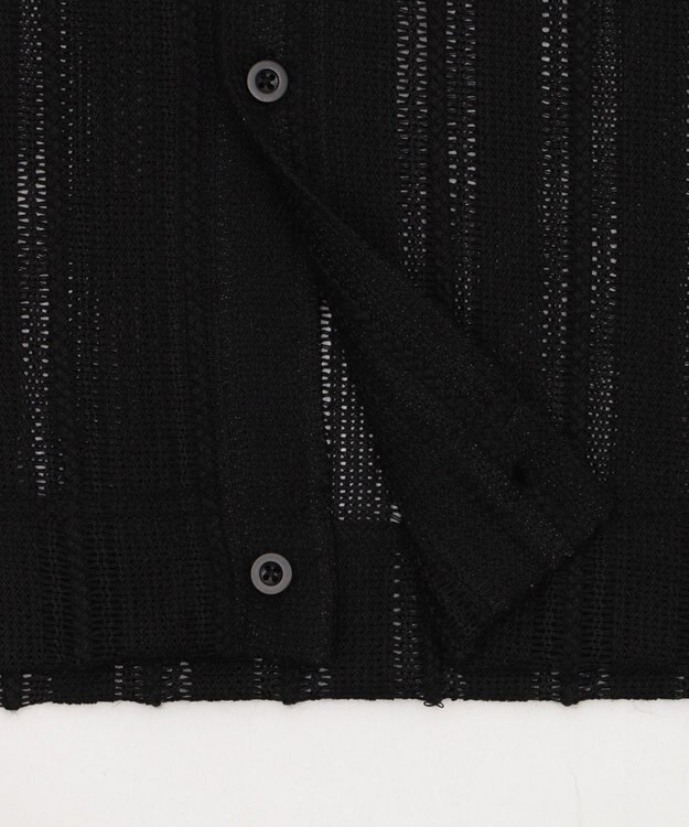 WEGO 【２点SET】アンサンブルシアーシャツ（SS） ブラック