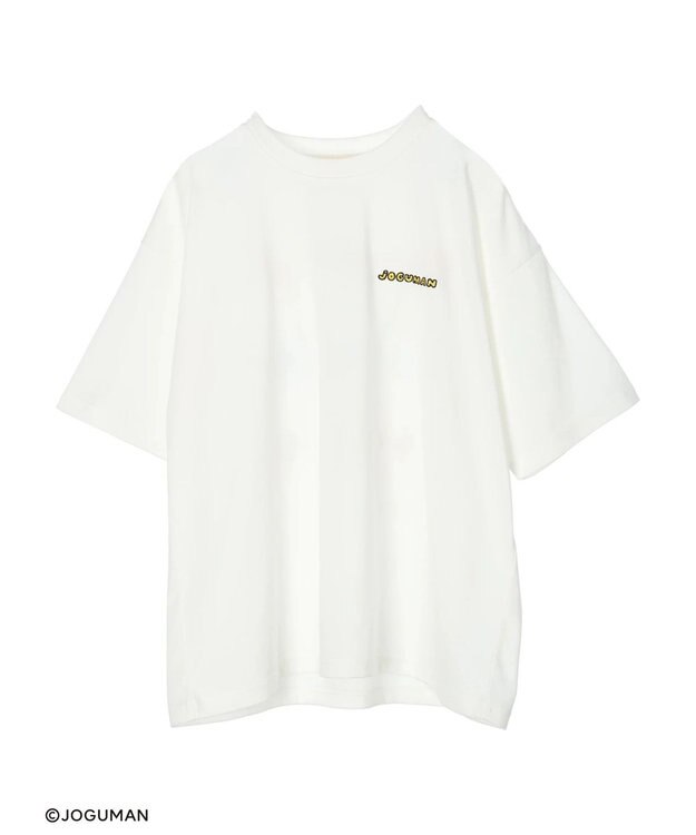 Green Parks ジョグマン／カラフルバックプリントＴシャツ Off White