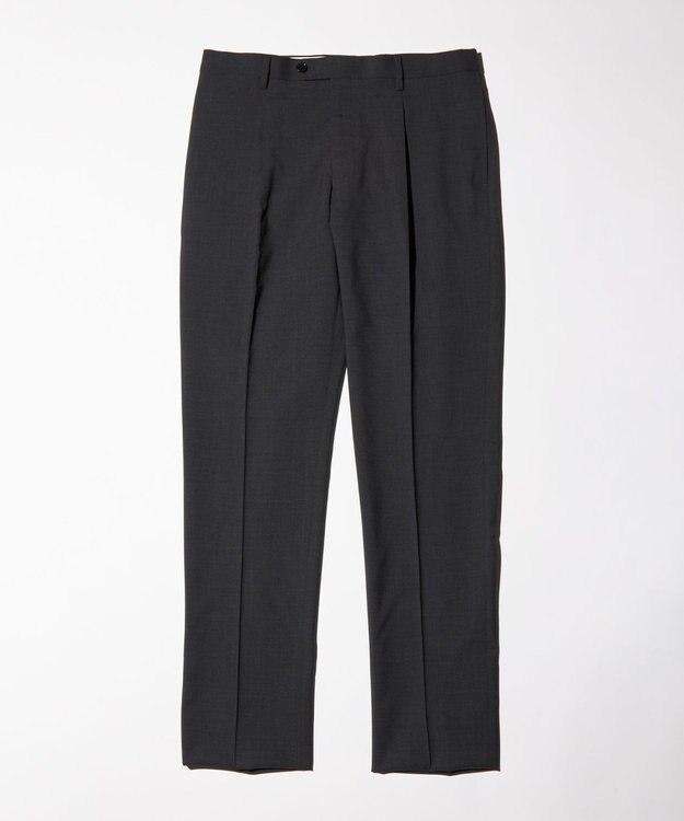 J.PRESS MEN 【WEB限定】【ストレッチ / ウォッシャブル可】ワンタックスラックス グレー系